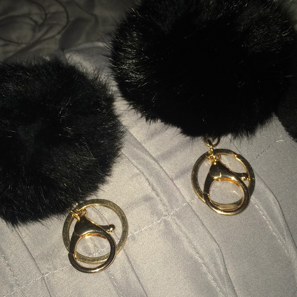 Rabbit Fur Keychains - Picture 3 of 4